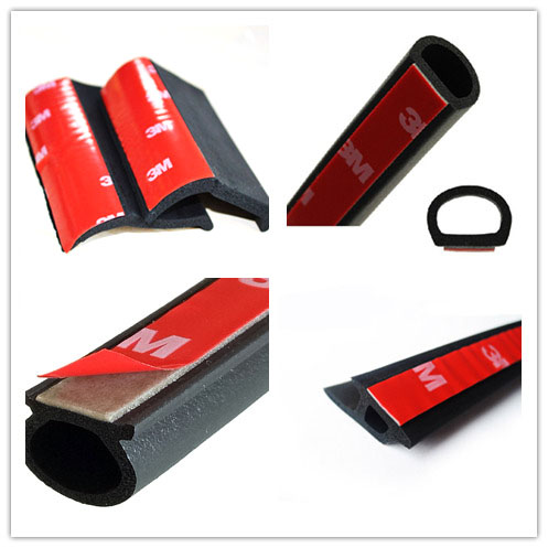 rubber extrusion with adhesive sealing strip foam for train and building construction.jpg